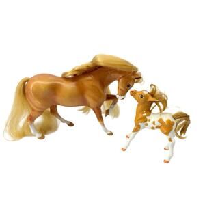 Breyer Reveers Dapples/ Ponies DP Prancing Mare Chestnut Mom & Sunny Horse 95101